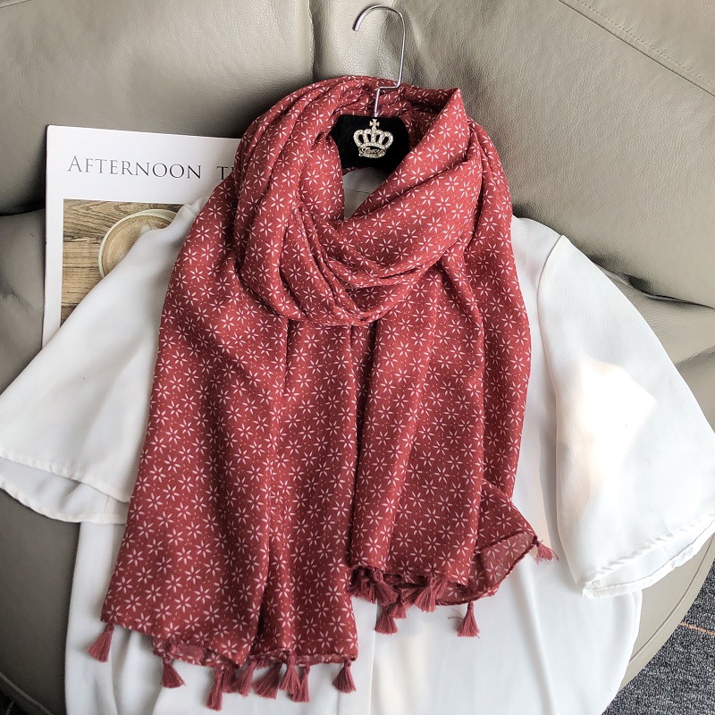 New Ethnic Fashion - Новый женский винтажный шарф из хлопка