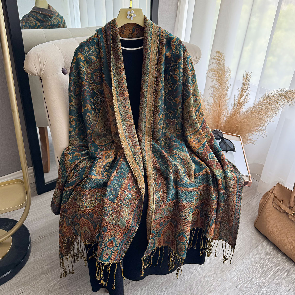 Одеяло с кисточками, дизайн, э – обзор и цена Ethnic Fashion Design