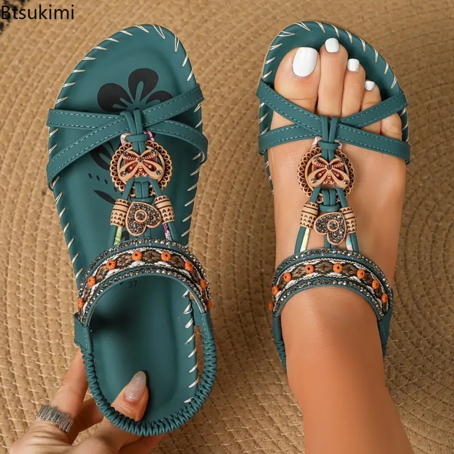 Женские богемные сандалии для  – обзор и цена Ethnic Fashion Women