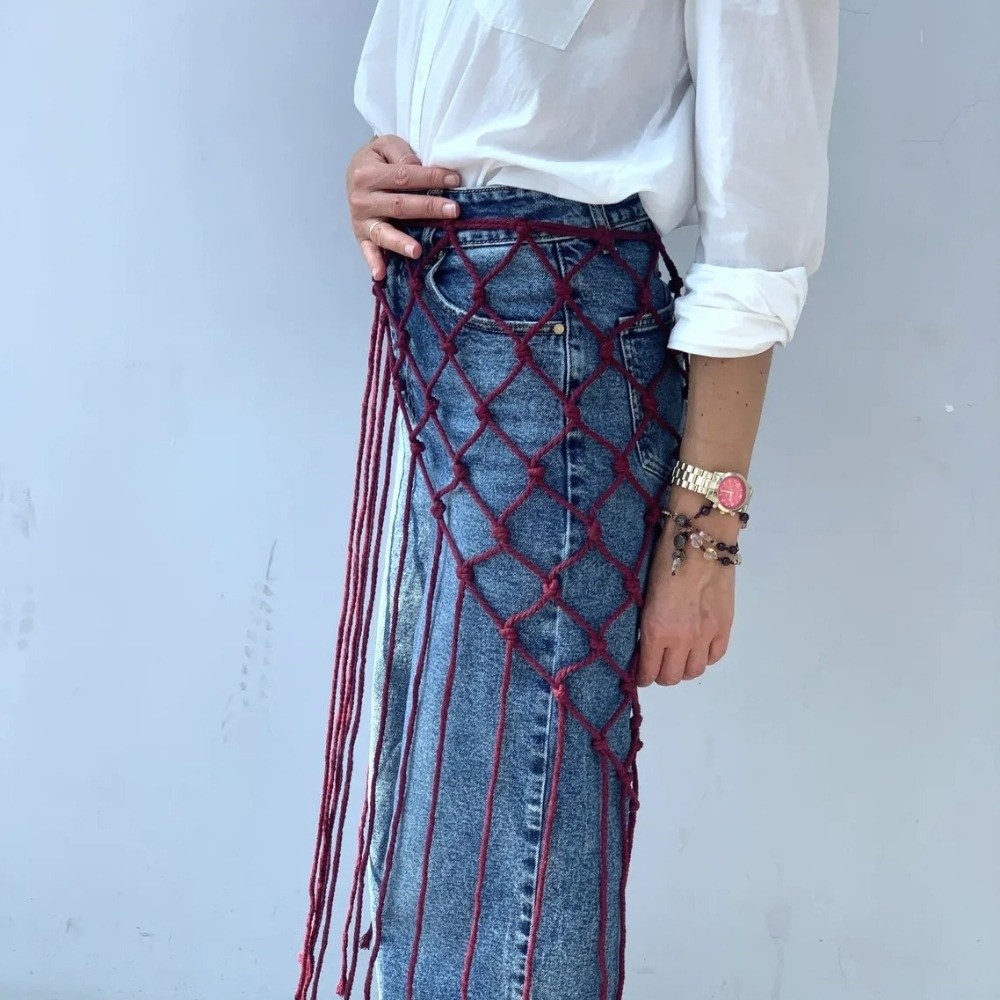 Богемный сетчатый шарф-накидка – обзор и цена Ethnic Fashion Design