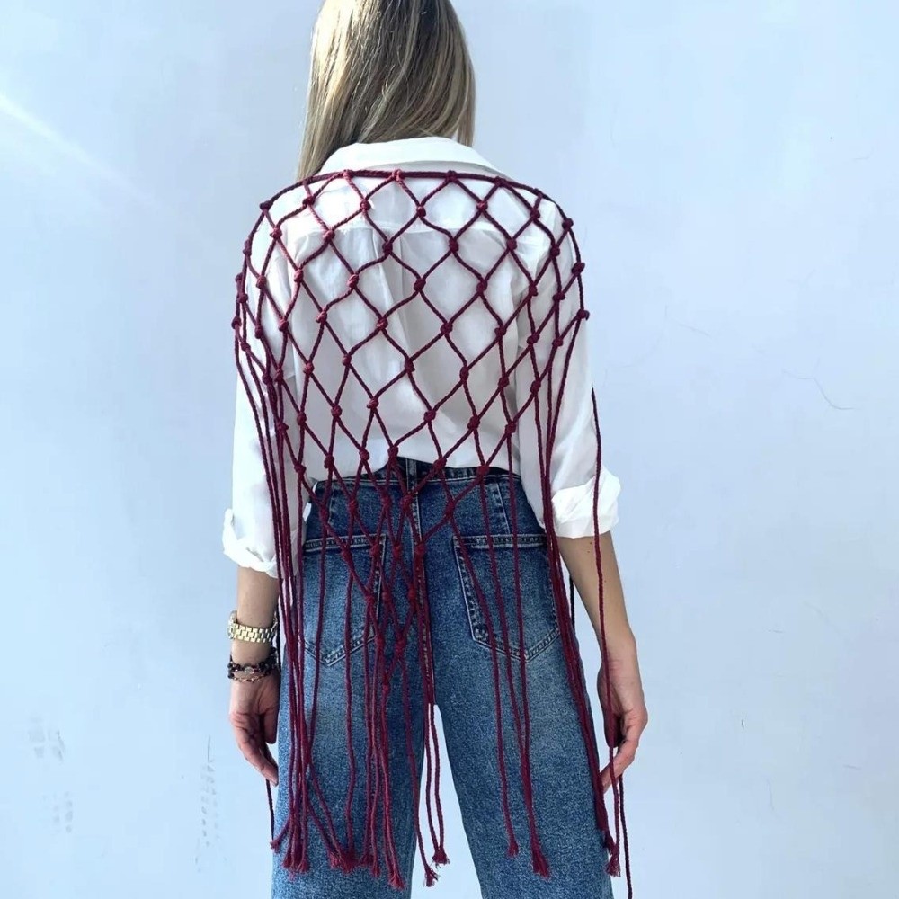 Богемный сетчатый шарф-накидка – обзор и цена Ethnic Fashion Design